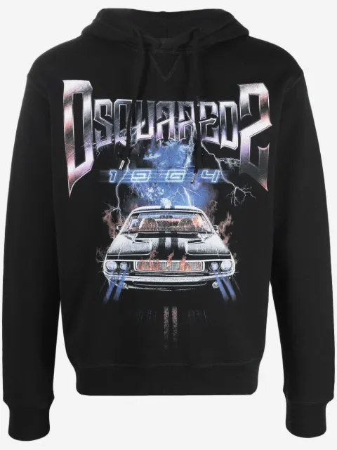 DSQUARED2 ロゴ パーカー