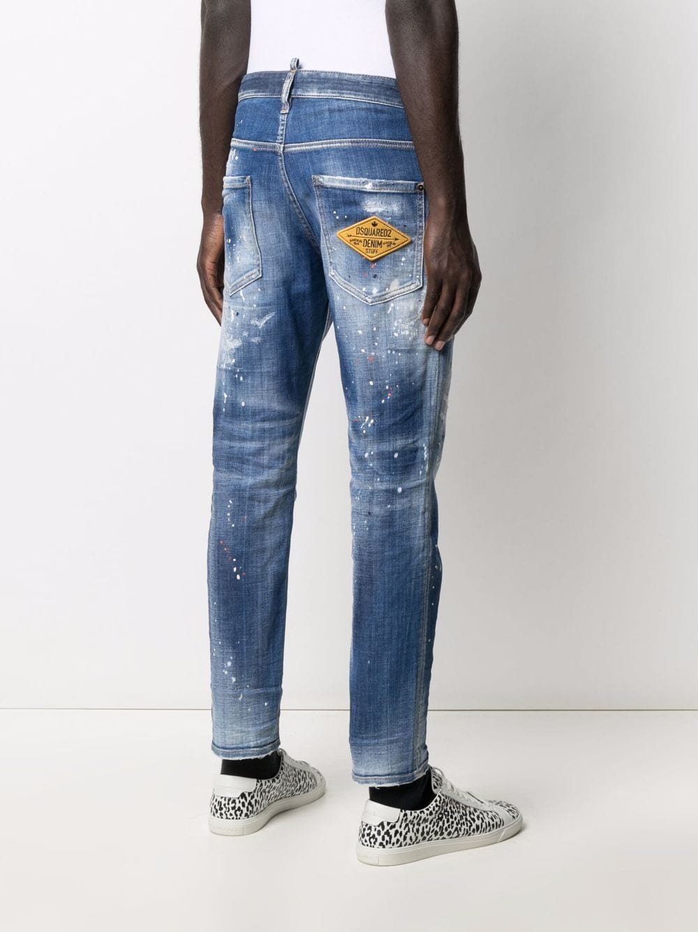 Dsquared2 ディースクエアード ペイント ダメージ ジーンズ - FARFETCH