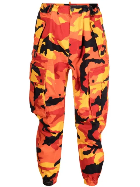 Dsquared2 Pantaloni Affusolati Con Stampa Camouflage - Farfetch