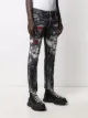 Dsquared2 slogan-print slim-fit jeans