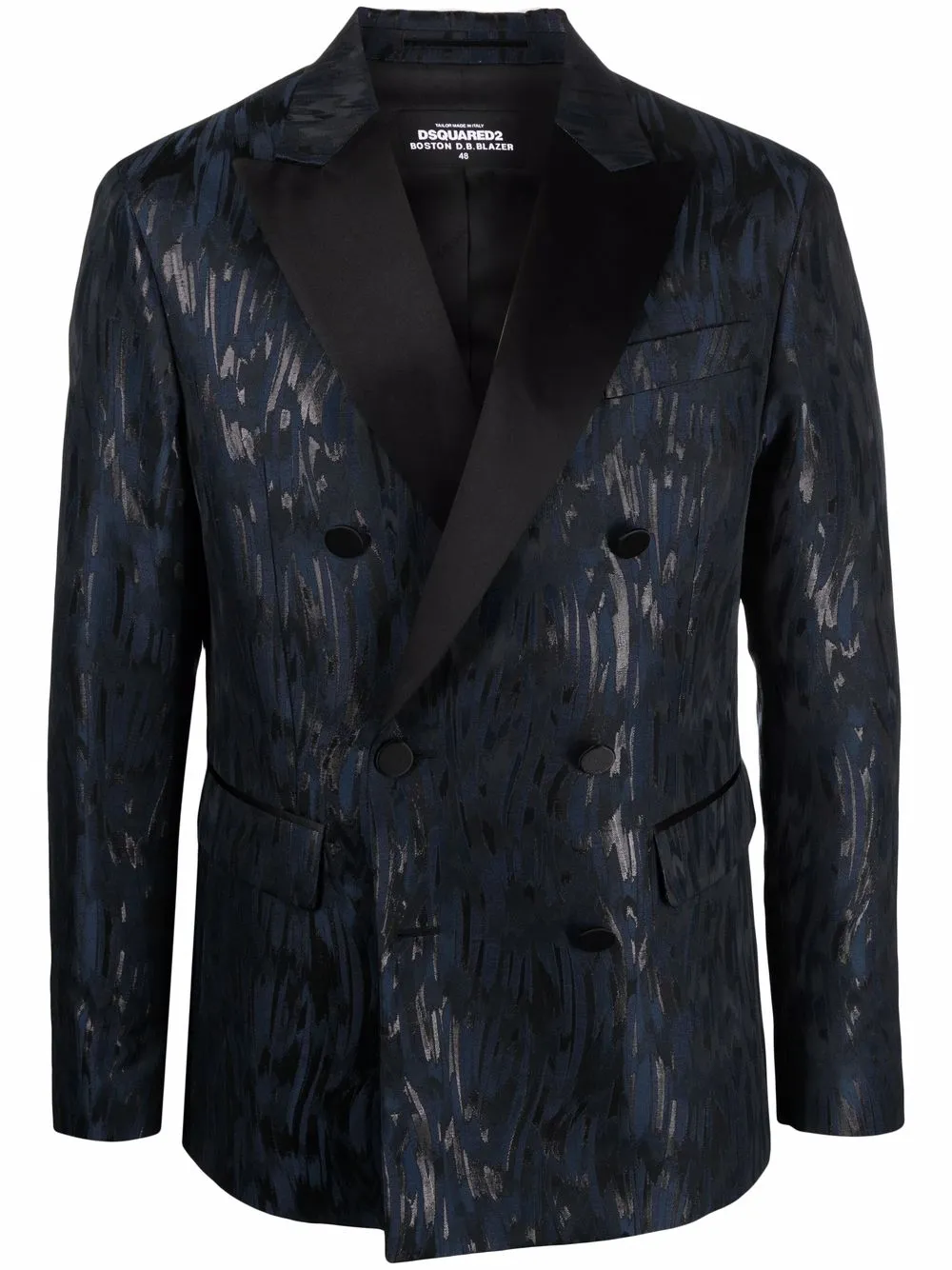 Image 1 of Dsquared2 Boston abstract-print blazer