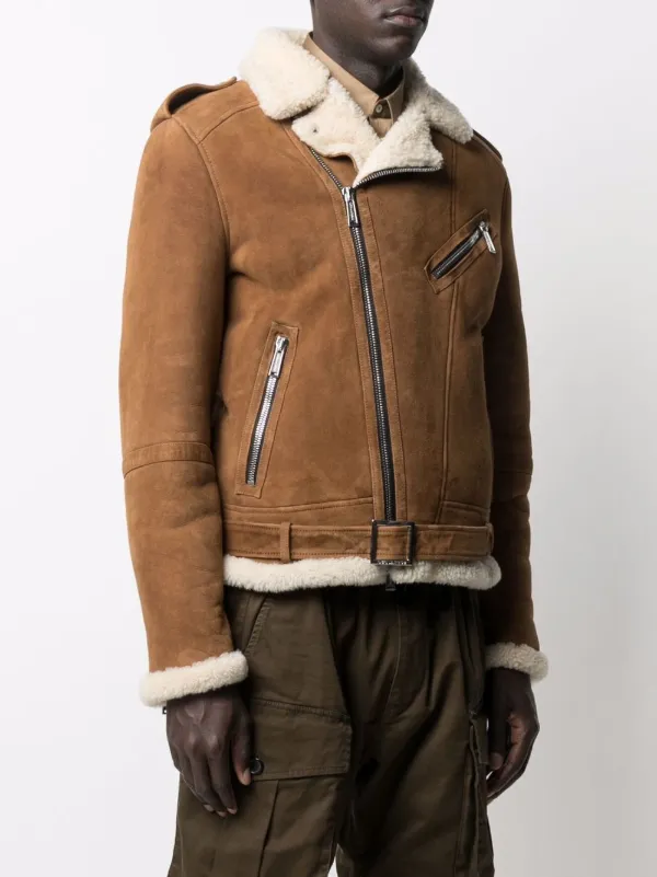 mens borg biker jacket