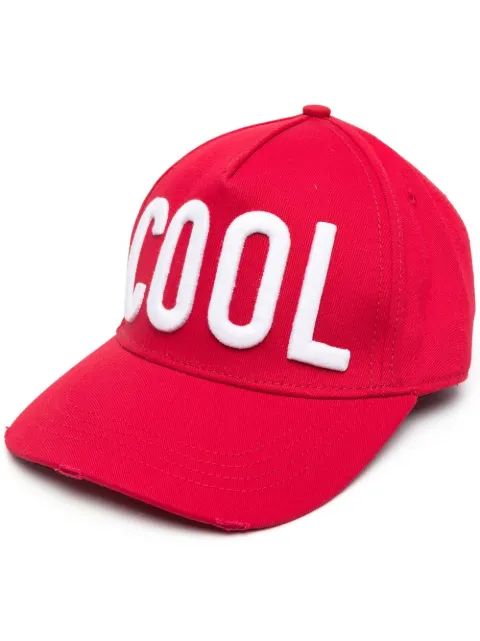 DSQUARED2 gorra con eslogan bordado