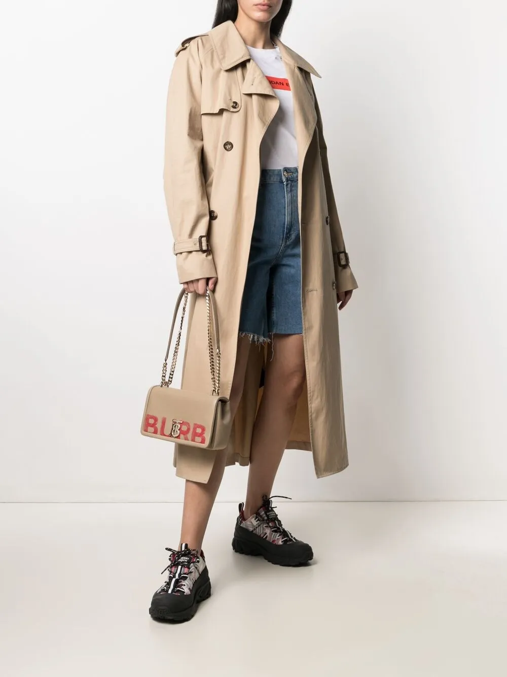 фото Burberry маленькая сумка на плечо lola