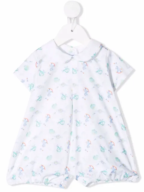 Siola graphic-print cotton shorties