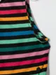 SONIA RYKIEL ENFANT flare-waist stripe print jumpsuit