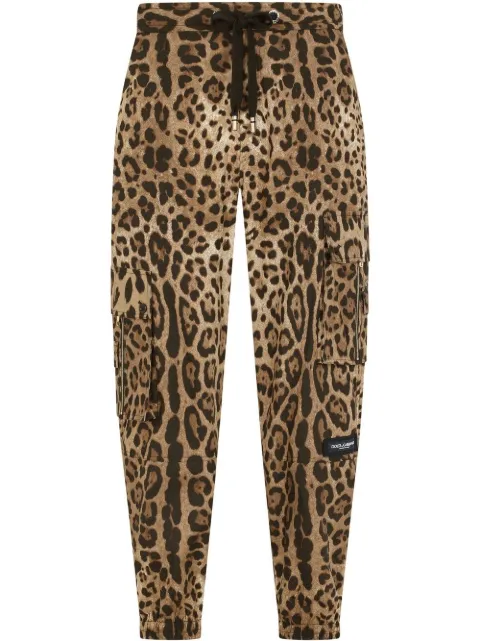 Dolce & Gabbana pants con estampado de leopardo