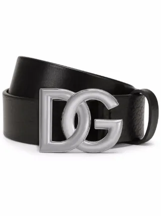 DOLCE&GABBANA女性用ベルト◇ロゴバックル パイソン柄