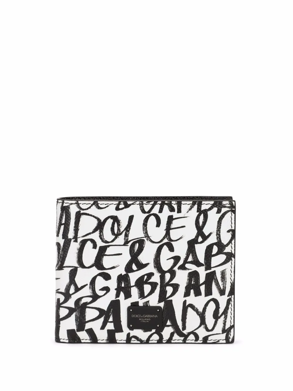 Dolce & Gabbana logo-print leather wallet | White | Image 1