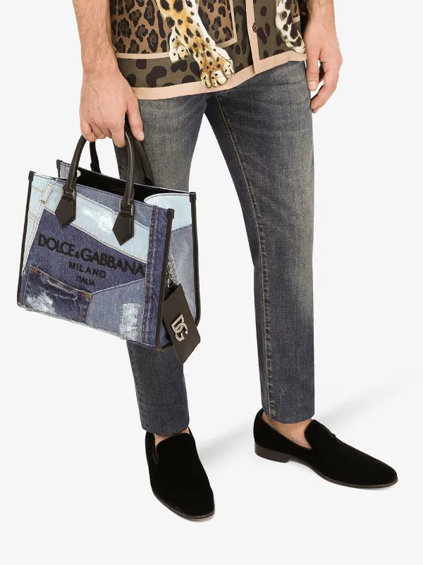 Dolce & Gabbana Patchwork Denim Tote Bag - Farfetch