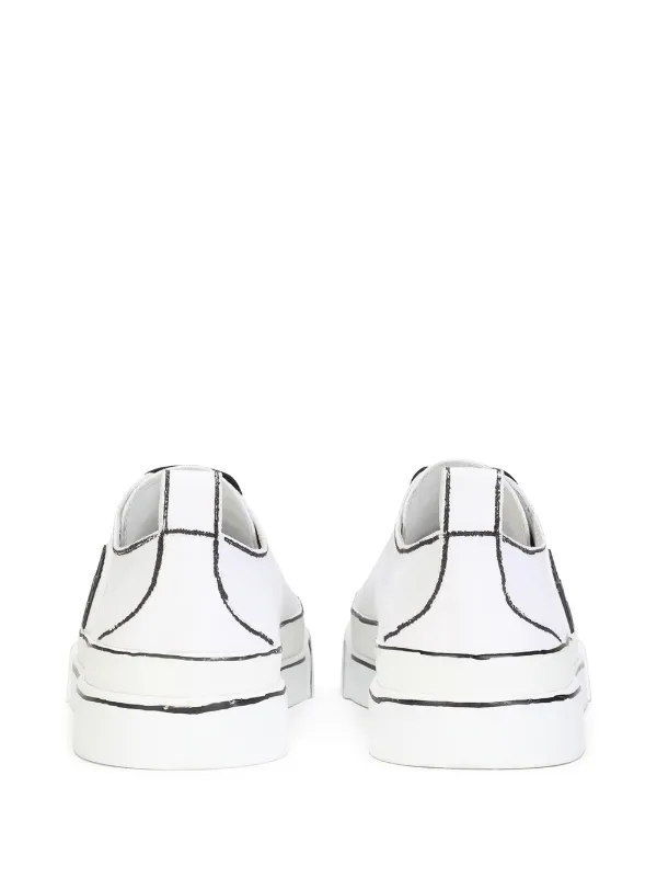 Dolce & Gabbana Portofino Light lace-up Sneakers | White