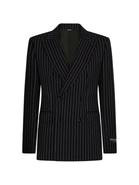 Dolce & Gabbana double-breasted pinstripe blazer