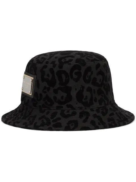 Dolce & Gabbana leopard-print bucket hat