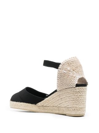 side-buckle espadrille wedges展示图