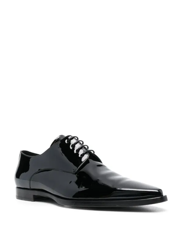 【デッドストック】Patent Leather Shoes size 101/2 DSQUARED2 patent-leather Derby Shoes | Black | FARFETCH