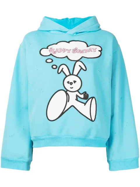 Natasha Zinko slogan print hoodie