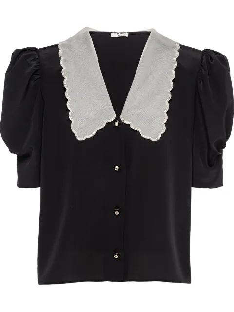 miu miu collar shirt