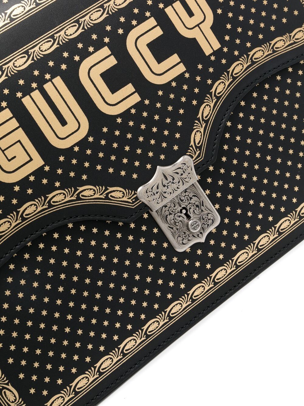 фото Gucci pre-owned клатч guccy 2018-го года из коллаборации с dapper dan