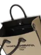 Dolce & Gabbana logo-embroidered canvas tote bag