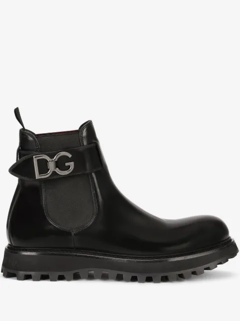 Dolce & Gabbana botas chelsea con correa