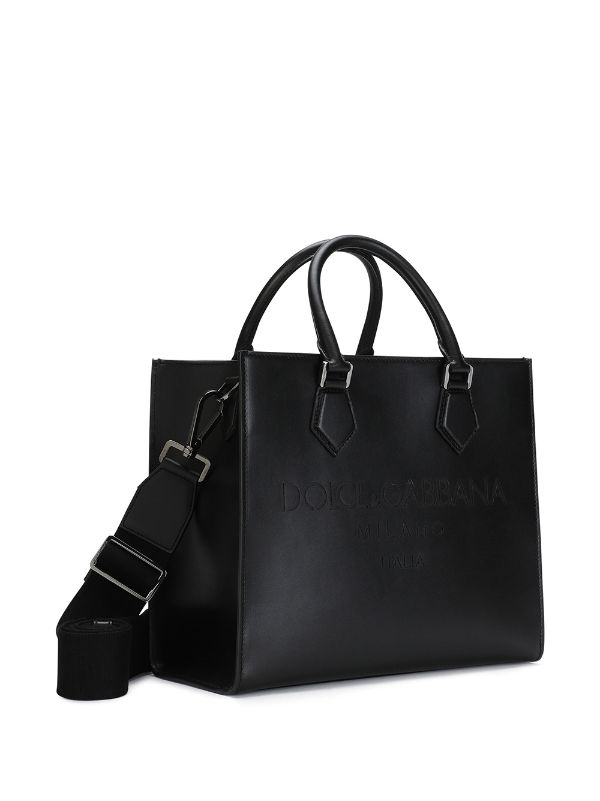 Dolce & Gabbana Edge Leather Tote Bag - Farfetch