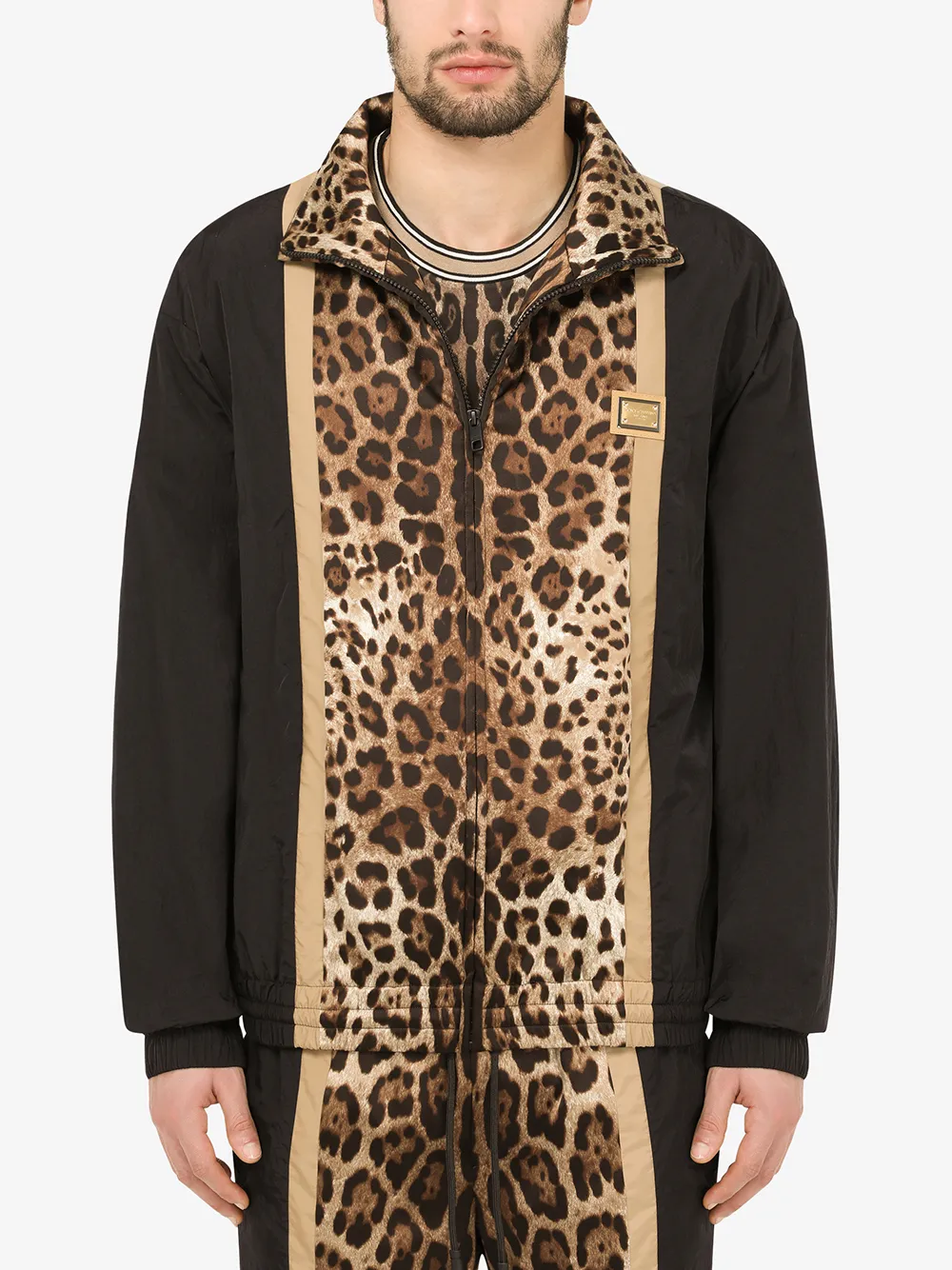 Dolce & Gabbana Leopard Print Track Jacket - Farfetch