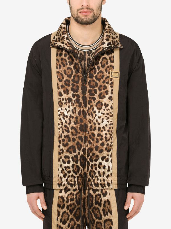 dolce and gabbana leopard jacket