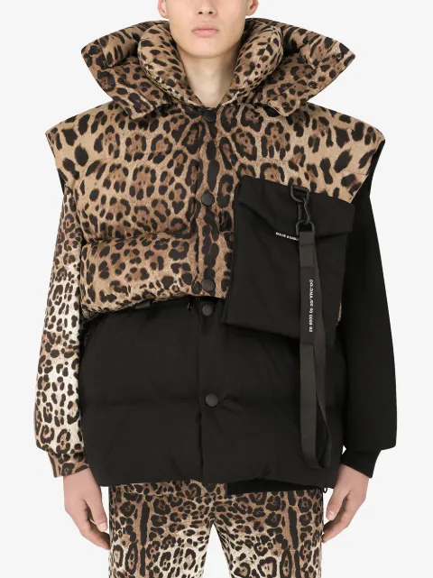 moncler caille leopard
