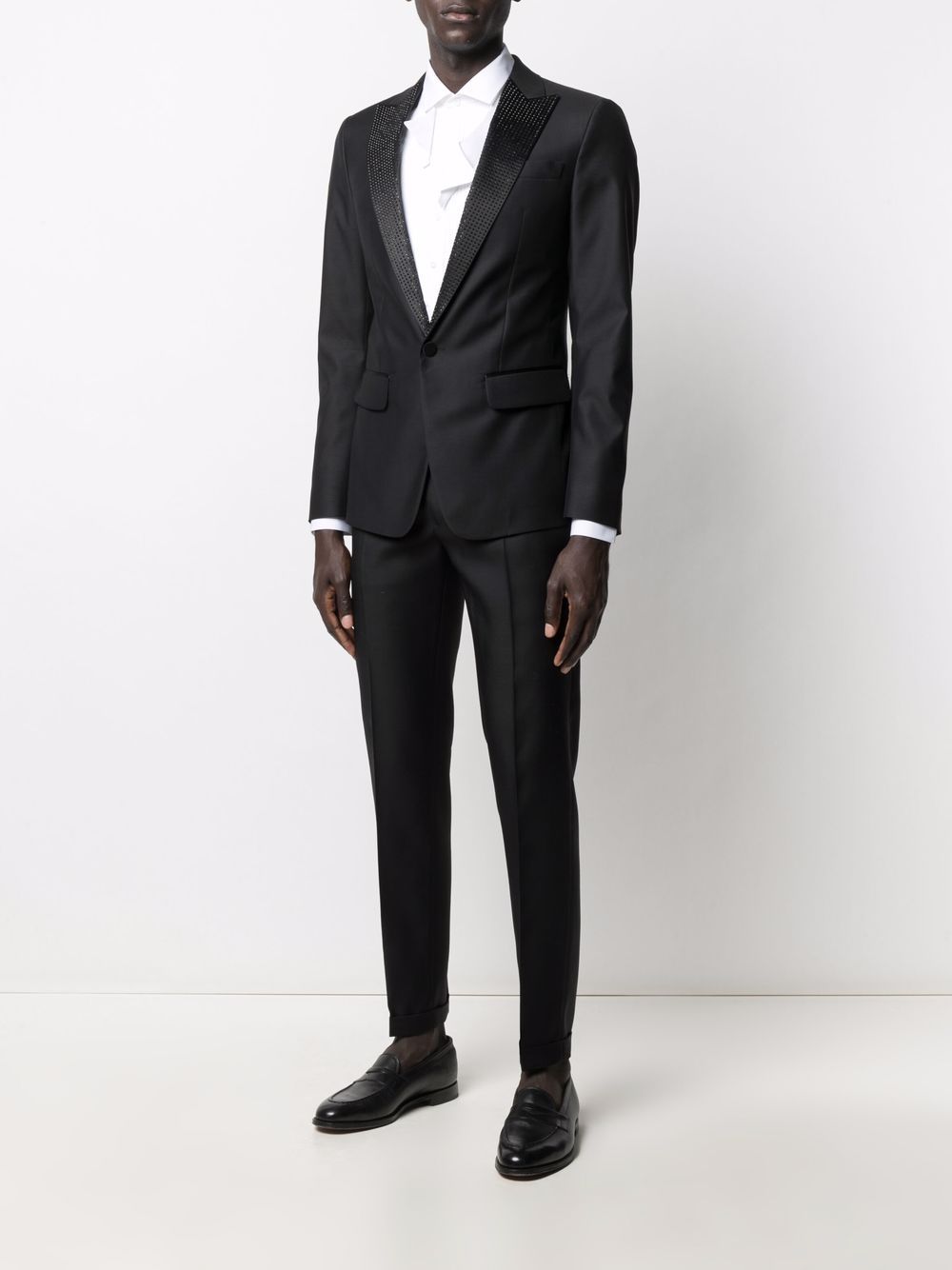 Dsquared2 Overhemd met plooidetail - Wit