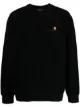 Image 1 of Carhartt WIP logo crew-neck sweatshirt