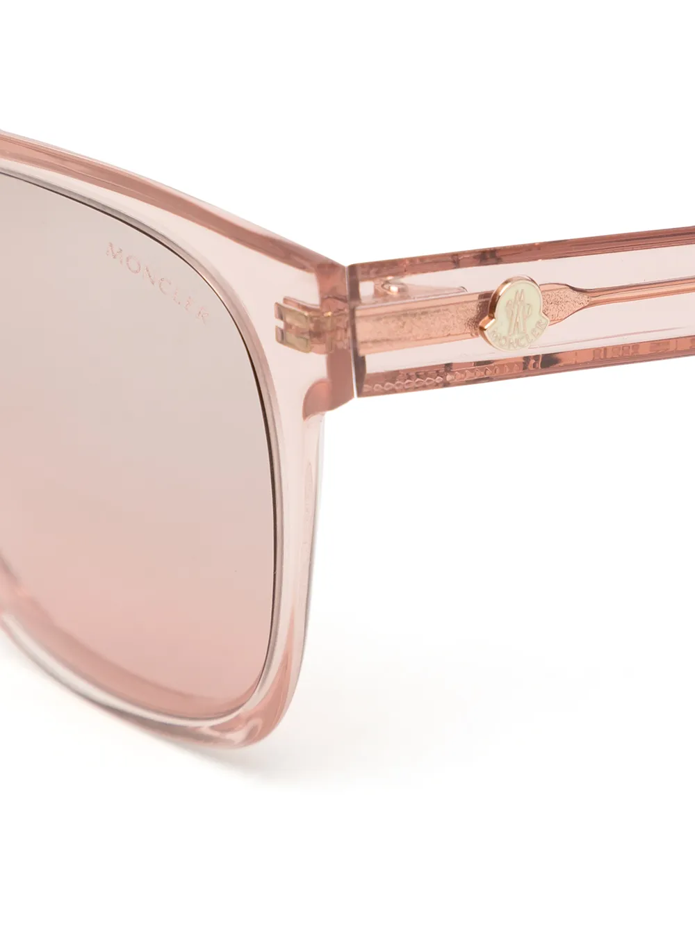 фото Moncler eyewear солнцезащитные очки в круглой оправе