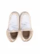 Mou Kids sequin whipstitched moccasin boots