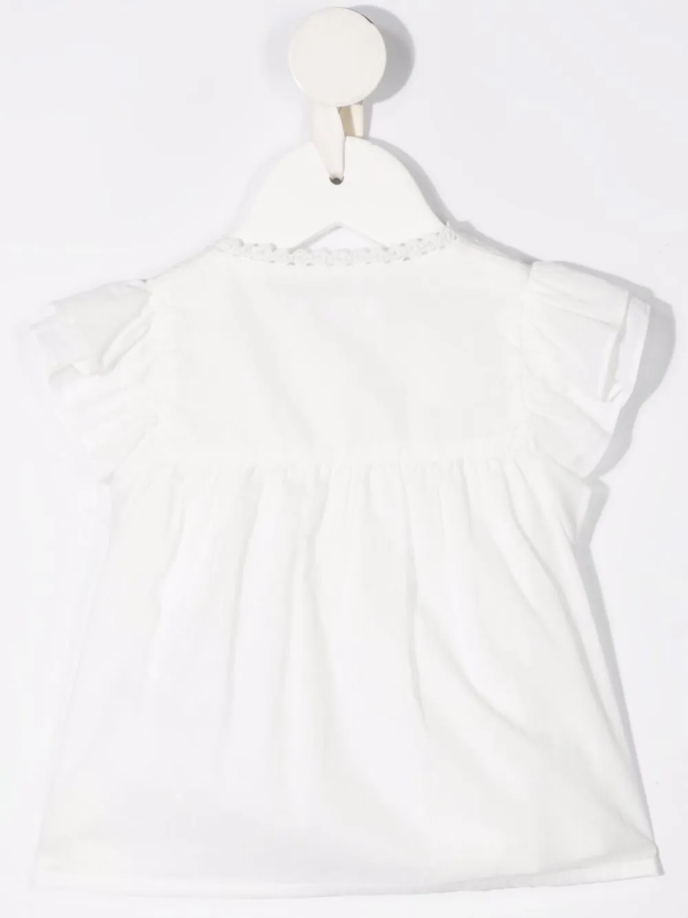 фото Chloé kids рубашка с оборками на рукавах