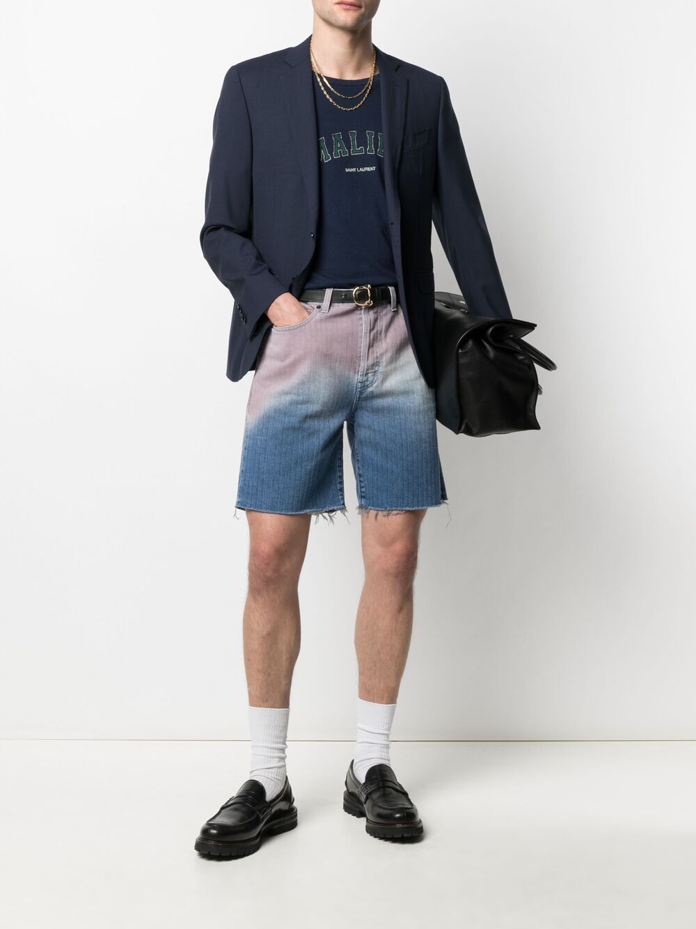 Saint Laurent Denim shorts - Blauw