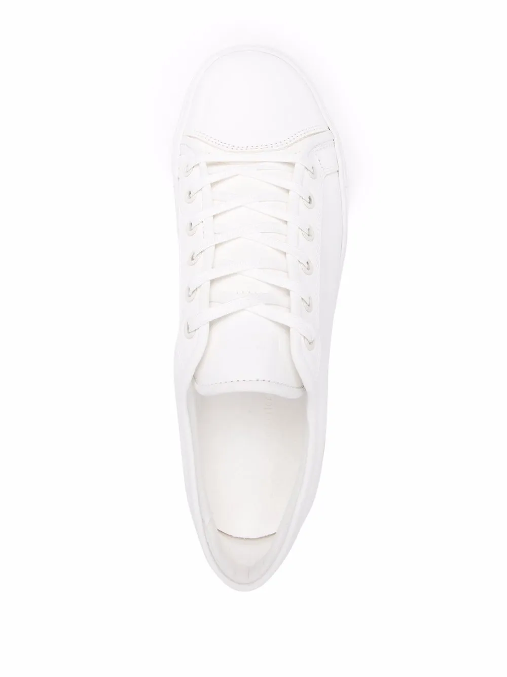 Etq. low-top leather trainers White