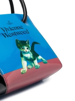 小猫印花手提包展示图