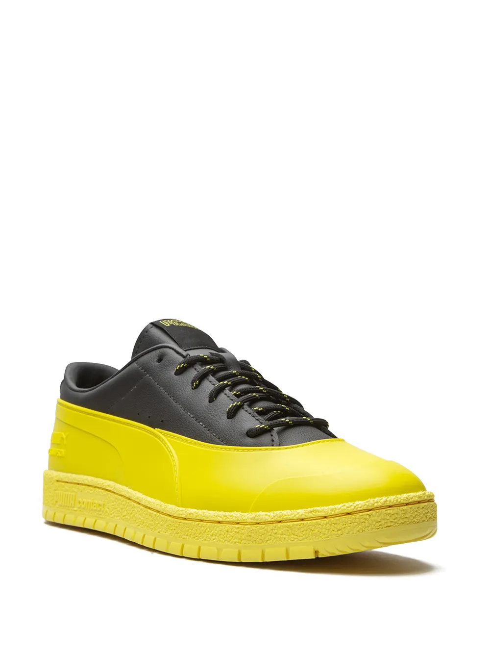 Shop Puma X Maison Kitsuné Ralph Sampson 70 Sneakers In Yellow