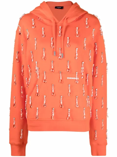 DSQUARED2 hoodie à perles