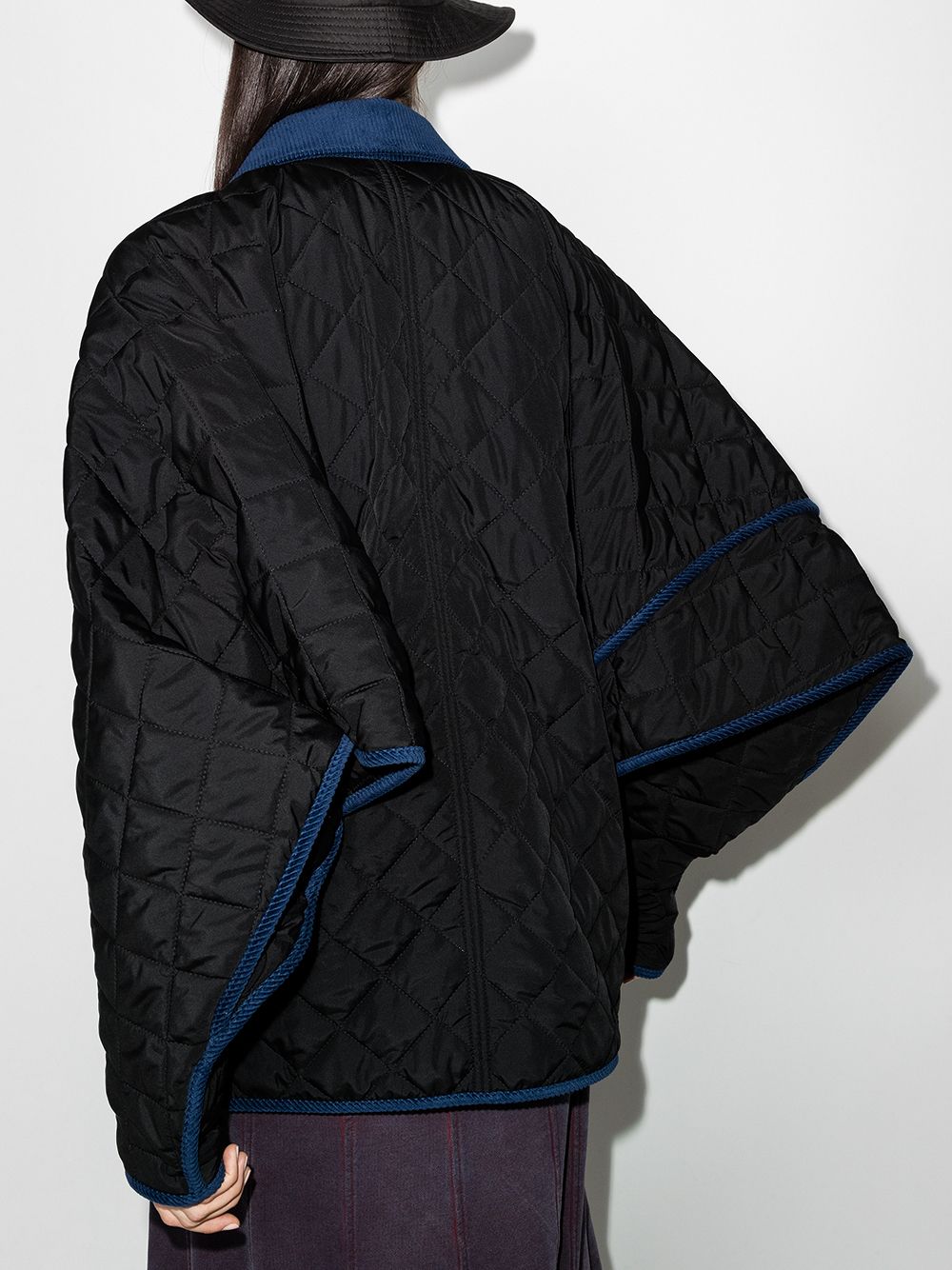 Penguin Quilted Cape Jacket | Smart Closet