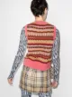 Molly Goddard intarsia-knit wool vest