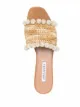 Aquazzura Pantoletten mit Pompons