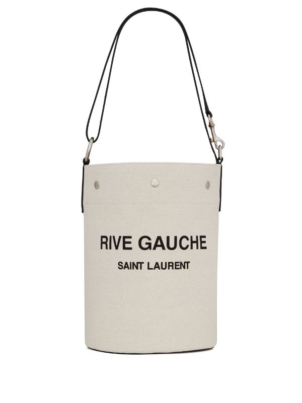 Saint Laurent Rive Gauche Canvas Tote Bag - Farfetch