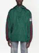 Gucci logo-patch hooded raincoat