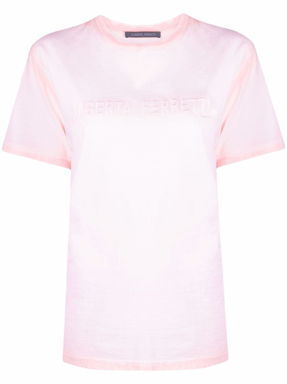 alberta ferretti t-shirt sorbet sky dye - rose