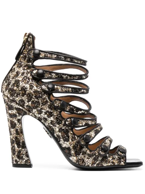 DSQUARED2 sandalias con glitter