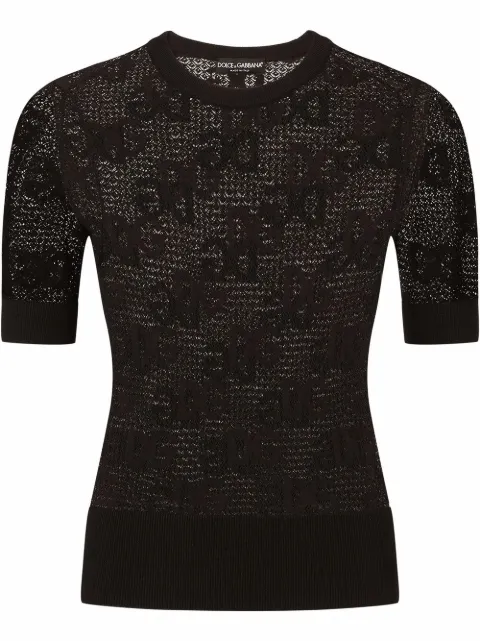 Dolce & Gabbana suéter con logo DG