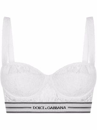 Dolce & Gabbana lace-overlay Balconette Bra - Farfetch