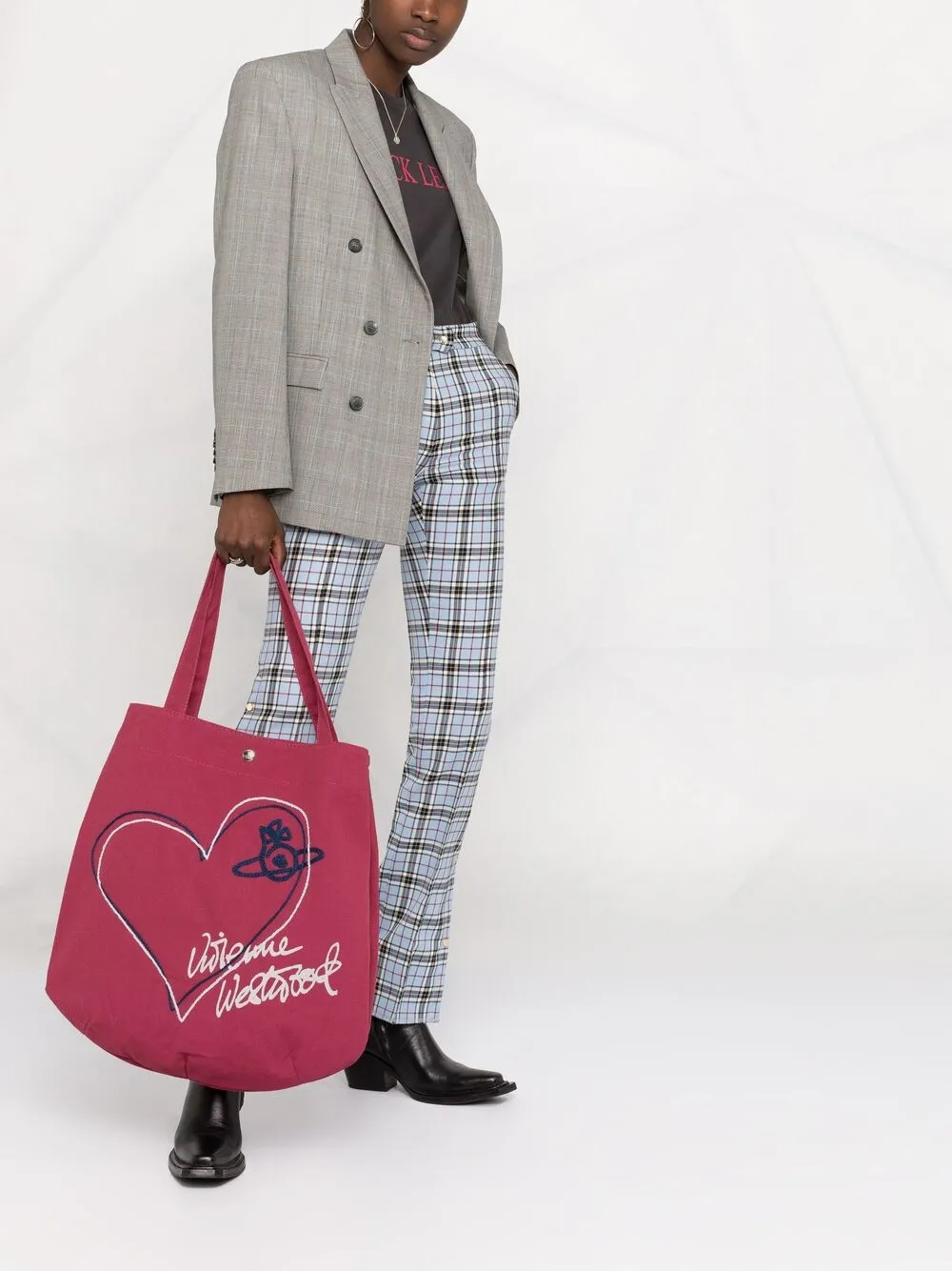 фото Vivienne westwood сумка-тоут с вышитым логотипом