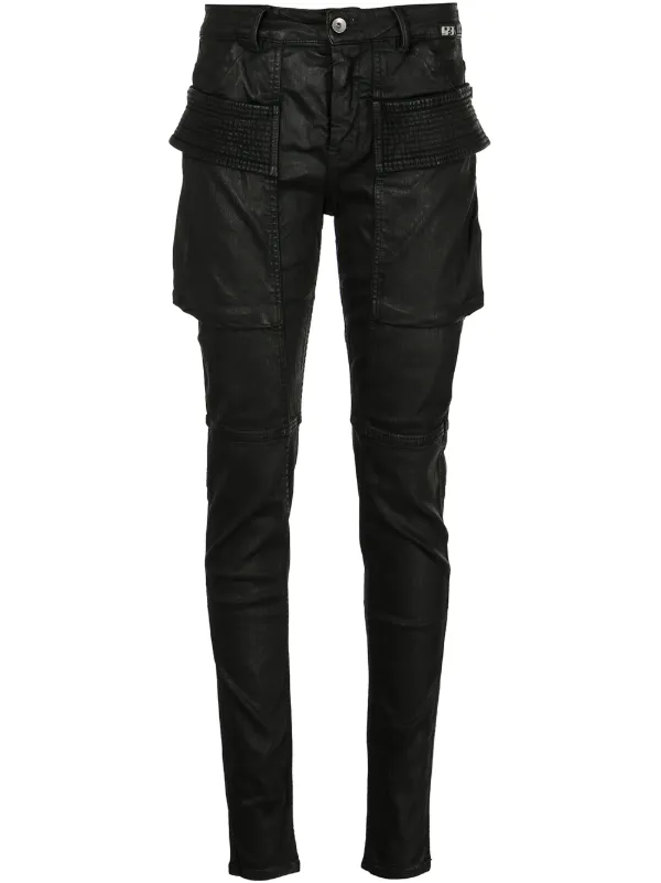 black skinny trousers with pockets