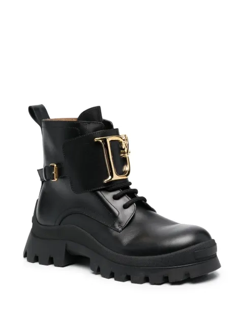 DSQUARED2 logo-plaque ankle boots ABW014001500001 - 1